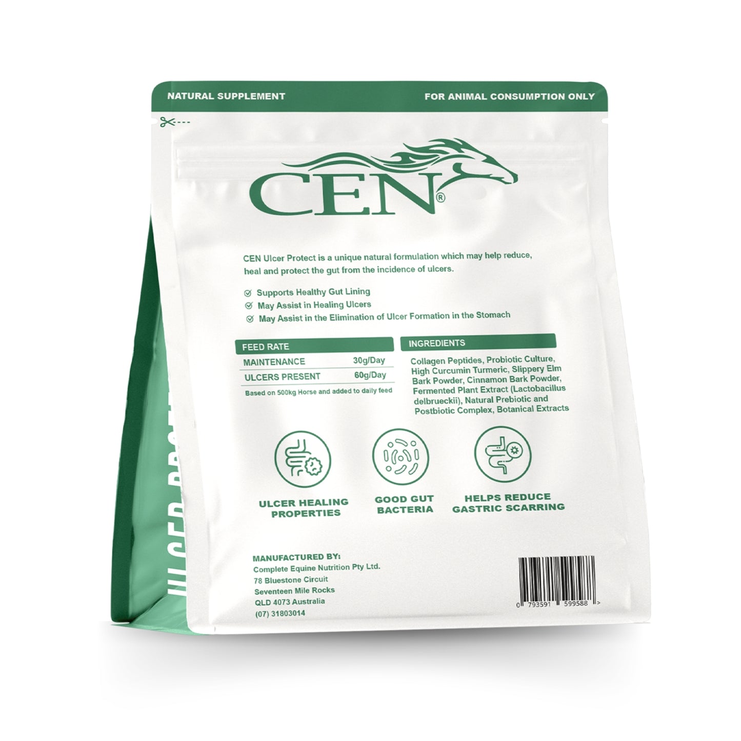 مكمل CEN ULCER PROTECT للخيول