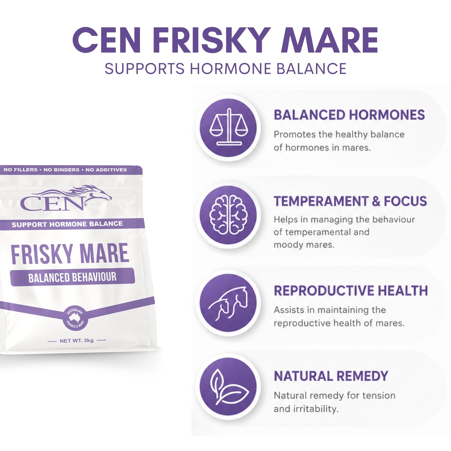 CEN Frisky Mare Horse Supplement