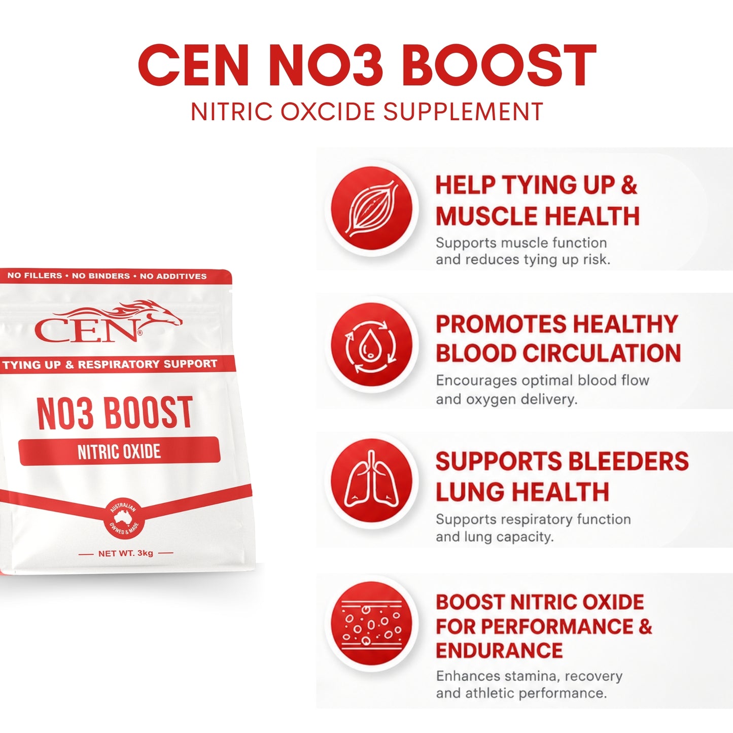 CEN NO3 Boost Horse Supplement