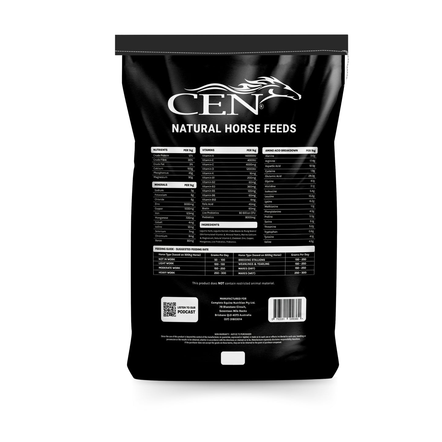 CEN CF50 Grain-Free Vitamin & Mineral Pellet
