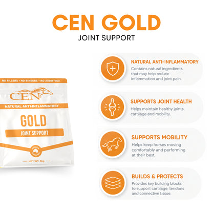مكمل CEN GOLD لدعم مفاصل الخيل