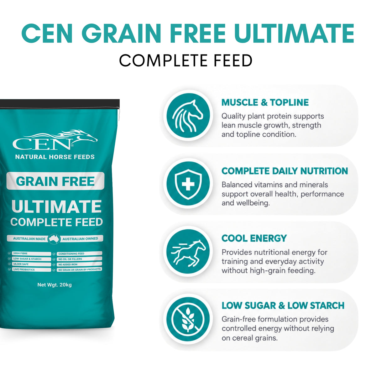 CEN Grain-Free Ultimate Horse Feed